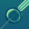 In vitro fertilization IVF , the egg ovum , pipette and pipe diagonal