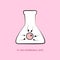 In vitro fertilization IVF ovum egg and sperm in the test tube