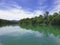 A vitro mirror of a river heading towards Skadar lake