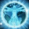 Vitruvian Man Earth Globe World Background