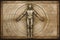 Vitruvian Man. The Modern Transformation. Da Vinci& x27;s Vitruvian Man. Leonardo da Vinci. Italian Renaissance