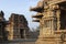 Vittala Temple Gopuram and musical pillars at Hampi, Karnataka, India