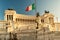 The Vittoriano building on the Piazza Venezia, Rome