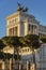 Vittoriano monument building with statue in Rome