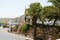 Vittoriosa, Malta, August 2019. Monument dedicated to the heroic defenders of the island, against the backdrop of the bay.