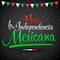 Viva la independencia Mexicana, Long live Mexican independence spanish text, Mexico theme patriotic celebration