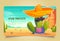 Viva Mexico cartoon landing page, Mexican cactus