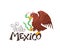 Viva mexico with eagle