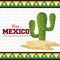 Viva mexico poster icon