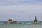 Vivekananda rock memorial and Thiruvalluvar statue at kanyakumari