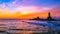 Vivekananda Rock memorial in the trinity of seas, kanyakumari, southern most Peninsular tip of India.