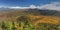 Vivid Catskill Mountain Autumn Panorama