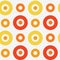 Vivid circles spanish seamless pattern