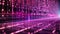 the vivid display of a purple and pink light illuminating the darkness, Abstract technology big data background concept, AI