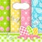 Vivid Easter backgrounds.