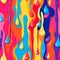 Vivid and Expressive Multicolored Abstract Painted Background