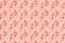 Vivid fruit coral pattern of fresh lemon background