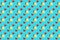 Vivid fruit pattern of fresh lemon background