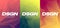 Vivid gradient abstract designs, colorful covers, vector backgrounds