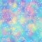 Vivid holographic foil rainbow neon seamless tile