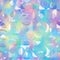 Vivid holographic foil rainbow neon seamless tile