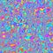Vivid Jewel Tone Rainbow Ripple Background