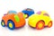 Vivid multicolored cars