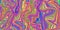 Vivid psychedelic seamless marble pattern with hallucination twists