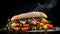 Vivid Realism Fish Sandwich: A Captivating Culinary Delight