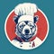 Vivid Realism: Hyper-detailed Illustration Of A Bear Chef