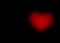 vivid Red Bokeh Blur Heart on black Background love pain sorrow Greeting card gradient Illustration