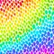 Vivid spectrum colors vector leaves rainbow background