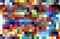 Vivid square colorful background. Waves like shapes, abstract background