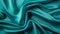 Vivid Teal Silk Background With Uhd Image Style