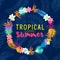 Vivid Tropical Wreath