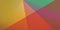 Vivid and vibrant geometric shapes on grainy pixel multicolored red yellow orange green gray pink gradient