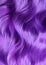 Vivid violet wavy hair, close up, hair salon advertizing, hair d