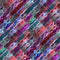 Vivid wavy warped digital bright seamless pattern