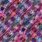 Vivid wavy warped digital bright seamless pattern