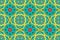 Vivid yellow blue Moroccan ethnic geometric floral tile art oriental seamless traditional pattern. design for background, carpet,