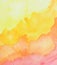 Vivid yellow orange red watercolor background