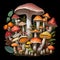 Vividly Designed Mushroom and Fungi Collection