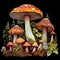 Vividly Designed Mushroom and Fungi Collection