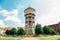 Viztorony water tower square in Szeged, Hungary