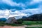 ViÃ±ales valley view in Cuba. Unreal nature with lakes, mountain, trees, wildlife. Gorgeus sky.