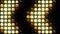 VJ floodlight shiny lights turning on and off. Disco nightclub lights matrix.