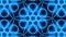 VJ Fractal blue kaleidoscopic background