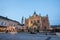 Vladicanski Dvor, the Bishop Episcopal palace with its typical Austro hungarian architecture, with  Saborna crkva church