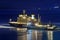 Vladivostok, icebreaker Captain Khlebnikov at night