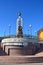 Vladivostok, Russia, August, 31, 2017. Nobody, the monument of saints Cyril and Methodius